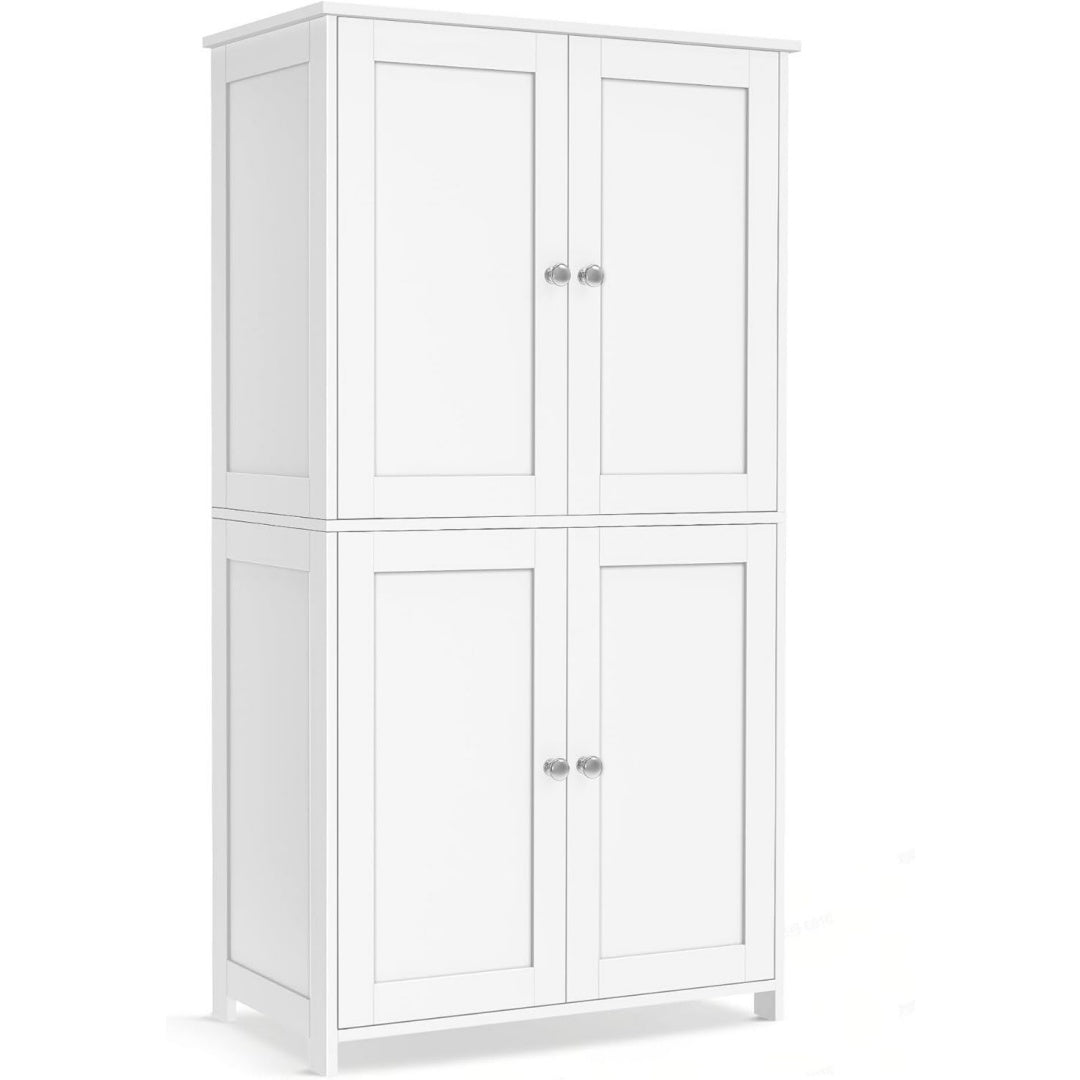 Gris clair meuble de rangement, 4 portes