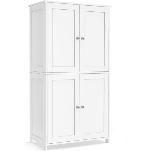 Gris clair meuble de rangement, 4 portes