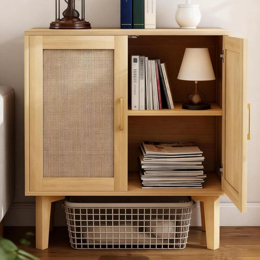 Marron buffet en bois massif