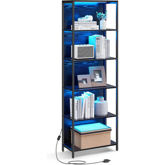 Bibliotheque etagere gris 60 cm, de finition soignee