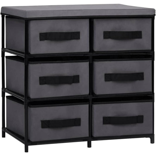 Commode 55 cm de large gris fonce