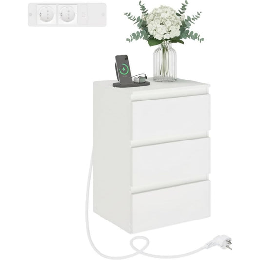 Table d appoint gris clair en bois