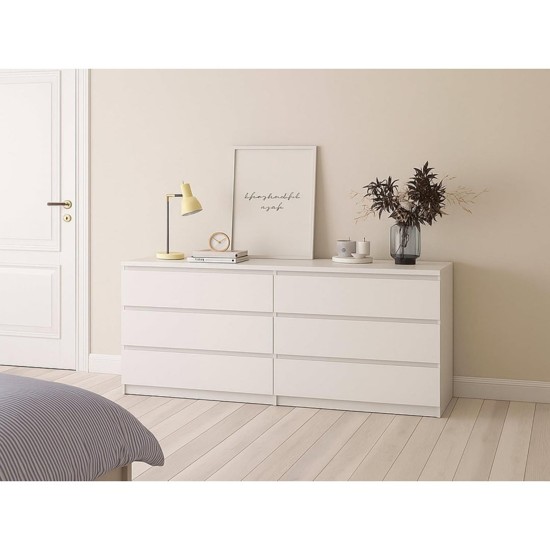 Commode structure metallique gris clair