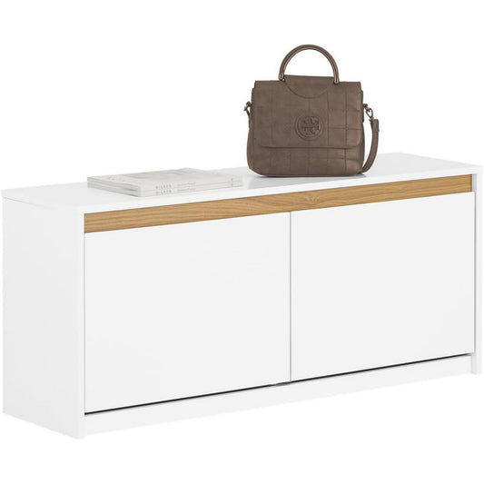 Banc rembourre gris clair scandinave