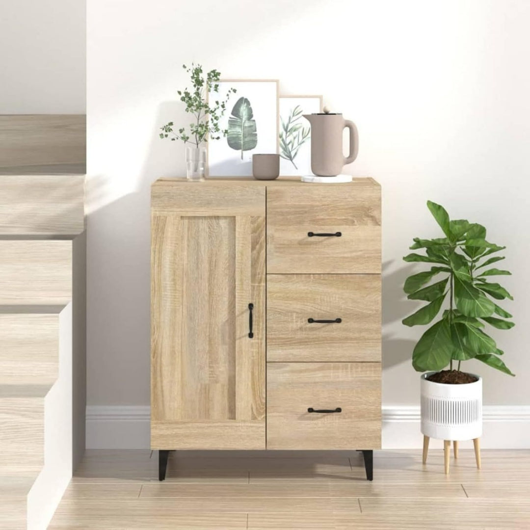 Enfilade beige 117 cm, de rangement compact