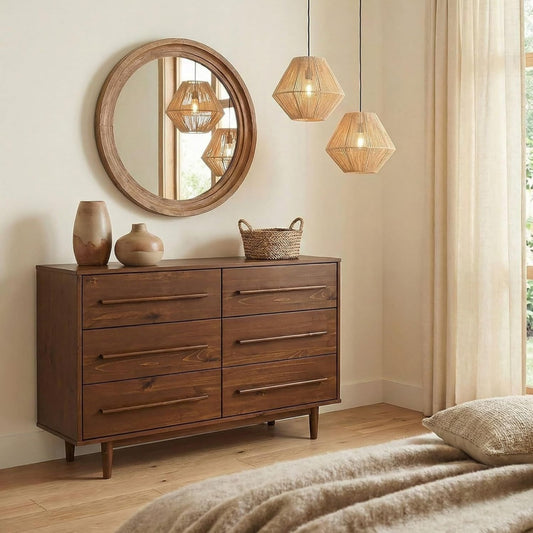 Commode ideale salon beige scandinave