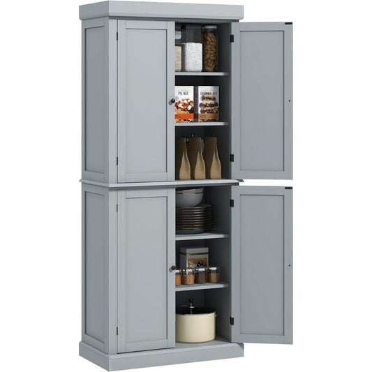 Sideboard gris, solution de rangement allure contemporaine