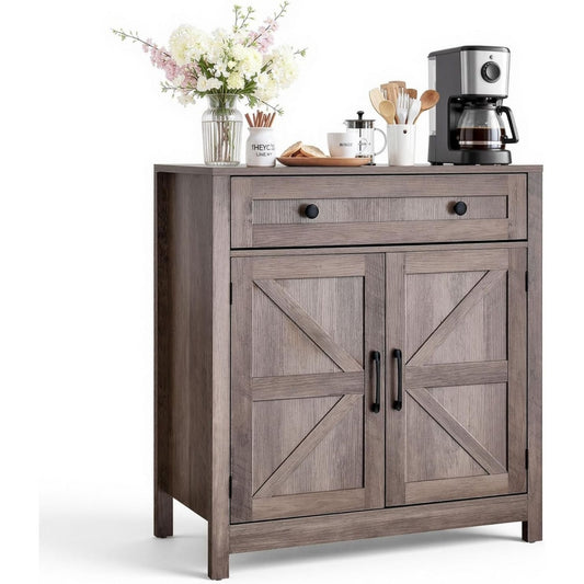 Enfilade design moderne en bois ingenierie rose a 2 portes
