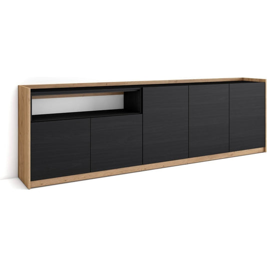 Buffet marron 260 x 80 x 37 cm pour salon