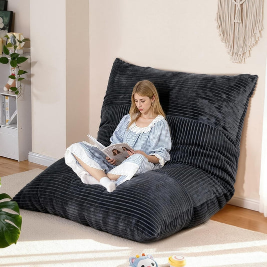 Fauteuil detente en tissu Grise petit encombrement